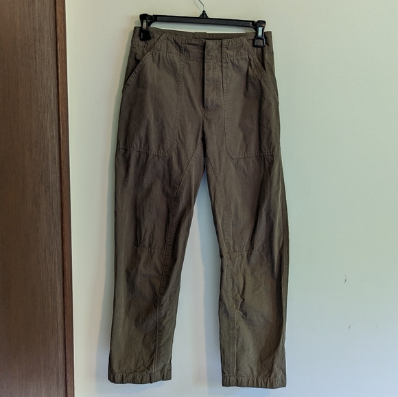 RAG & BONE Leyton cropped cotton tapered pants - Picture 4 of 4